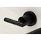 Kingston Brass KS8050CML Wall Mount Tub Faucet, Matte Black KS8050CML - alternate 2